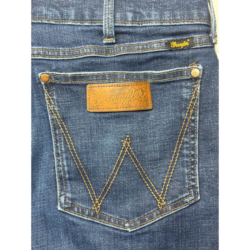 Wrangler Retro Men's Straight Leg Blue Denim Jeans - Size 36x34 (36x33) - Picture 3 of 5